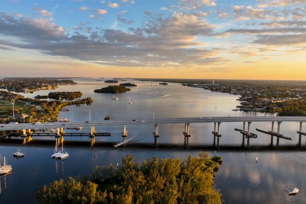 Aerial View of the Lagoon