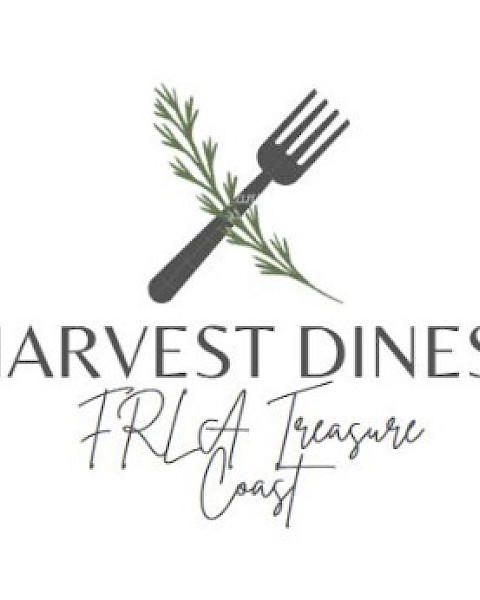 A fork with herbs and the words 